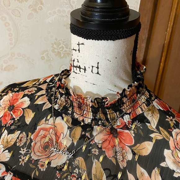 Maurices plus size sheer ruffle blouse - Picture 10 of 10